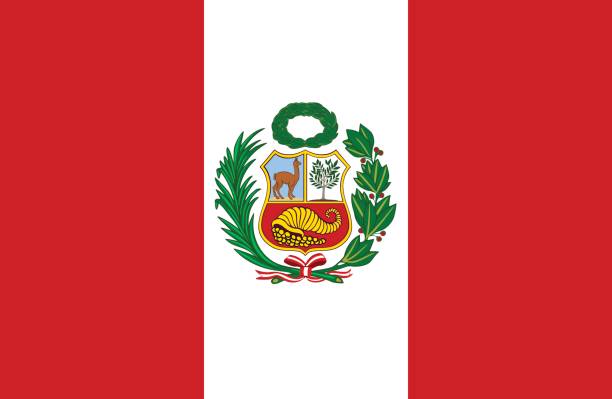 La bandera de Perú